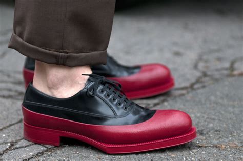 prada red monk shoes|Prada red bottom shoes.